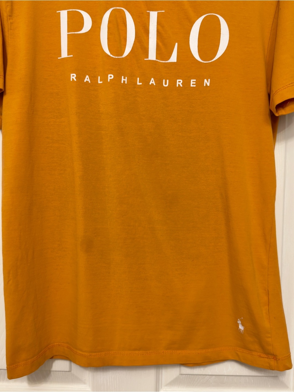 Polo Ralph Lauren Crewneck Tshirt Orange Mens Size XL - Picture 3 of 10